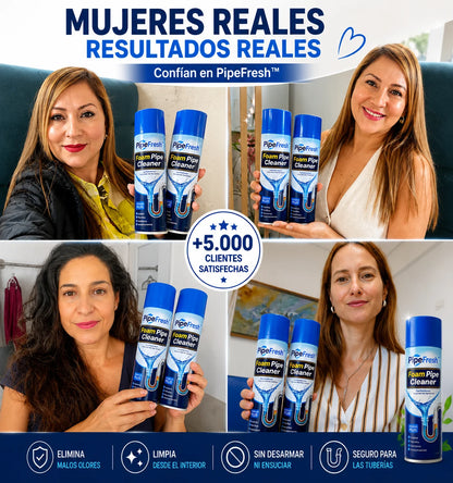 Limpia y elimina malos olores sin esfuerzo | PipeFresh™