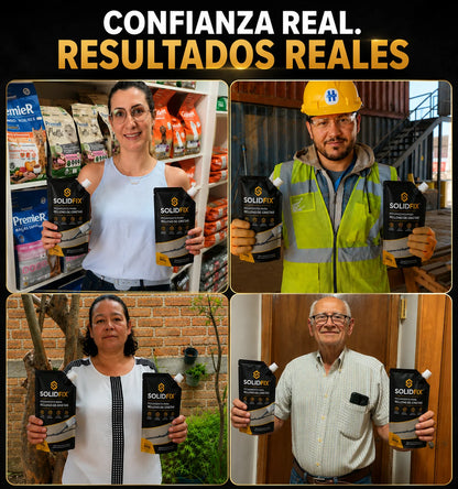 Sella y rellena grietas sin esfuerzo SolidFix™