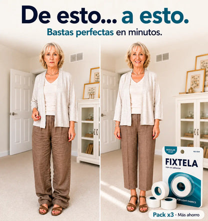 Arregla tu ropa y telas sin coser en minutos FixTela™