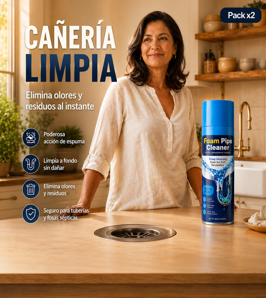 PipeClean™ | Destapa y elimina malos olores sin esfuerzo