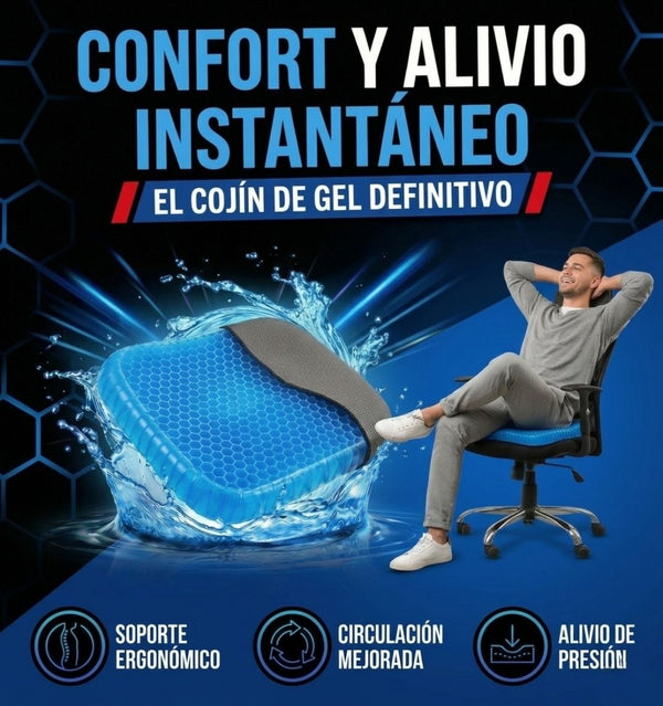 Cojin gel ortopedico con funda de regalo