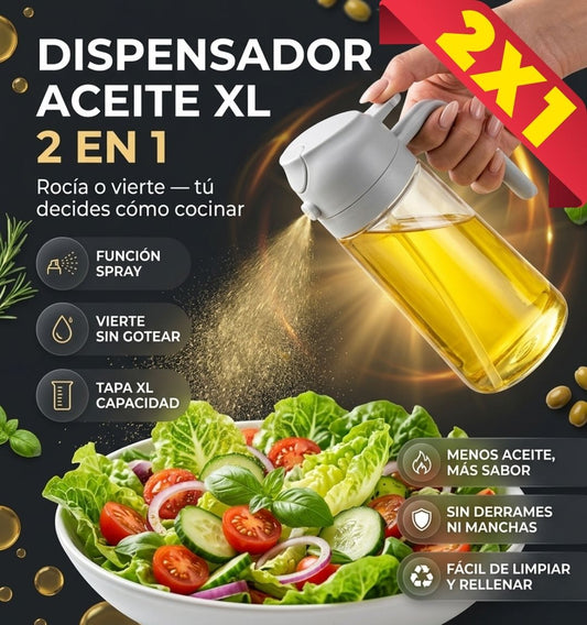 2 en 1 Dispensador de aceite XL