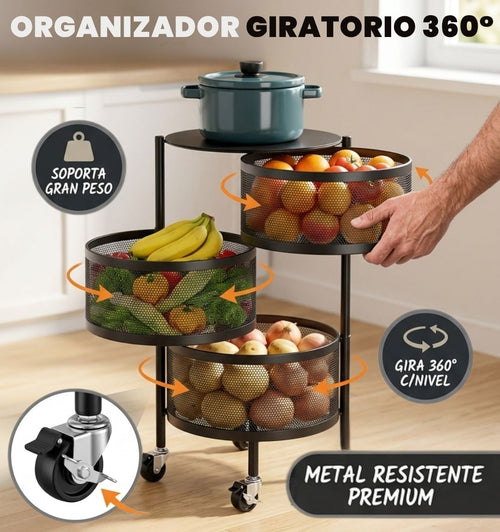 Organizador giratorio 3 niveles