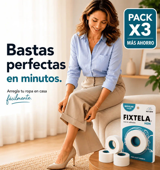 Arregla tu ropa y telas sin coser en minutos FixTela™