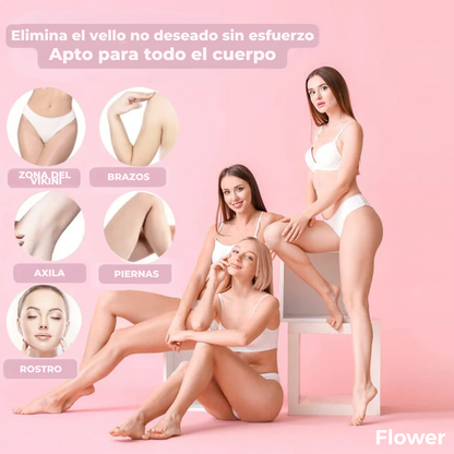 Depiladora corporal femenina Flower™ 2 en 1